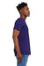 Bella + Canvas BC3001/3001C Mens Jersey Short Sleeve Crewneck T-Shirt Team Navy Blue Model Side