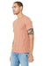 Bella + Canvas BC3001/3001C Mens Jersey Short Sleeve Crewneck T-Shirt Terracotta Model 3Q