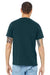 Bella + Canvas BC3001/3001 Mens Jersey Short Sleeve Crewneck T-Shirt Atlantic Blue Model Back