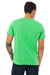 Bella + Canvas BC3001/3001 Mens Jersey Short Sleeve Crewneck T-Shirt Synthetic Green Model Back