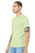Bella + Canvas BC3001/3001C Mens Jersey Short Sleeve Crewneck T-Shirt Spring Green Model 3Q