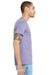 Bella + Canvas BC3001/3001 Mens Jersey Short Sleeve Crewneck T-Shirt Dark Lavender Purple Model Side