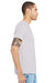 Bella + Canvas BC3001/3001C Mens Jersey Short Sleeve Crewneck T-Shirt Lavender Dust Model Side