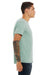Bella + Canvas BC3001/3001 Mens Jersey Short Sleeve Crewneck T-Shirt Dusty Blue Model Side