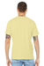 Bella + Canvas BC3001CVC/3001CVC Mens Heather CVC Short Sleeve Crewneck T-Shirt Heather French Vanilla Model Back