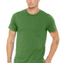 Bella + Canvas Mens USA Made Jersey Short Sleeve Crewneck T-Shirt - Leaf Green