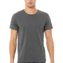 Bella + Canvas Mens USA Made Jersey Short Sleeve Crewneck T-Shirt - Asphalt Grey - Closeout