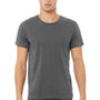 Bella + Canvas Mens USA Made Jersey Short Sleeve Crewneck T-Shirt - Asphalt Grey