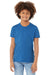 Bella + Canvas BC3001Y/3001Y Youth Jersey Short Sleeve Crewneck T-Shirt Columbia Blue Model Front