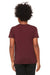 Bella + Canvas BC3001Y/3001Y Youth Jersey Short Sleeve Crewneck T-Shirt Maroon Model Back