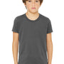 Bella + Canvas Youth Jersey Short Sleeve Crewneck T-Shirt - Asphalt Grey