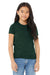 Bella + Canvas BC3001Y/3001Y Youth Jersey Short Sleeve Crewneck T-Shirt Forest Green Model Front