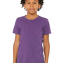Bella + Canvas Youth Jersey Short Sleeve Crewneck T-Shirt - Royal Purple