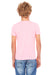 Bella + Canvas 3001Y Youth Jersey Short Sleeve Crewneck T-Shirt Neon Pink Model Back