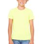 Bella + Canvas Youth Jersey Short Sleeve Crewneck T-Shirt - Neon Yellow
