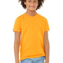 Bella + Canvas Youth Jersey Short Sleeve Crewneck T-Shirt - Gold