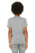 Bella + Canvas 3001Y Youth Jersey Short Sleeve Crewneck T-Shirt Heather Grey Model Back