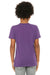 Bella + Canvas BC3001Y/3001Y Youth Jersey Short Sleeve Crewneck T-Shirt Royal Purple Model Back
