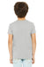 Bella + Canvas BC3001YCVC/3001YCVC Youth Jersey Short Sleeve Crewneck T-Shirt Heather Stone Model Back