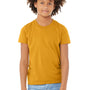 Bella + Canvas Youth Jersey Short Sleeve Crewneck T-Shirt - Mustard Yellow