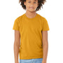 Bella + Canvas Youth Jersey Short Sleeve Crewneck T-Shirt - Mustard Yellow