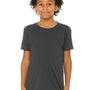 Bella + Canvas Youth Jersey Short Sleeve Crewneck T-Shirt - Dark Grey