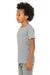 Bella + Canvas 3001Y Youth Jersey Short Sleeve Crewneck T-Shirt Heather Grey Model 3Q