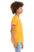 Bella + Canvas 3001Y Youth Jersey Short Sleeve Crewneck T-Shirt Gold Model Side