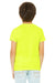 Bella + Canvas BC3001YCVC/3001YCVC Youth Jersey Short Sleeve Crewneck T-Shirt Neon Yellow Model Back