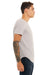 Bella + Canvas 3003C Mens Curved Hem Short Sleeve Crewneck T-Shirt Heather Cool Grey Model Side
