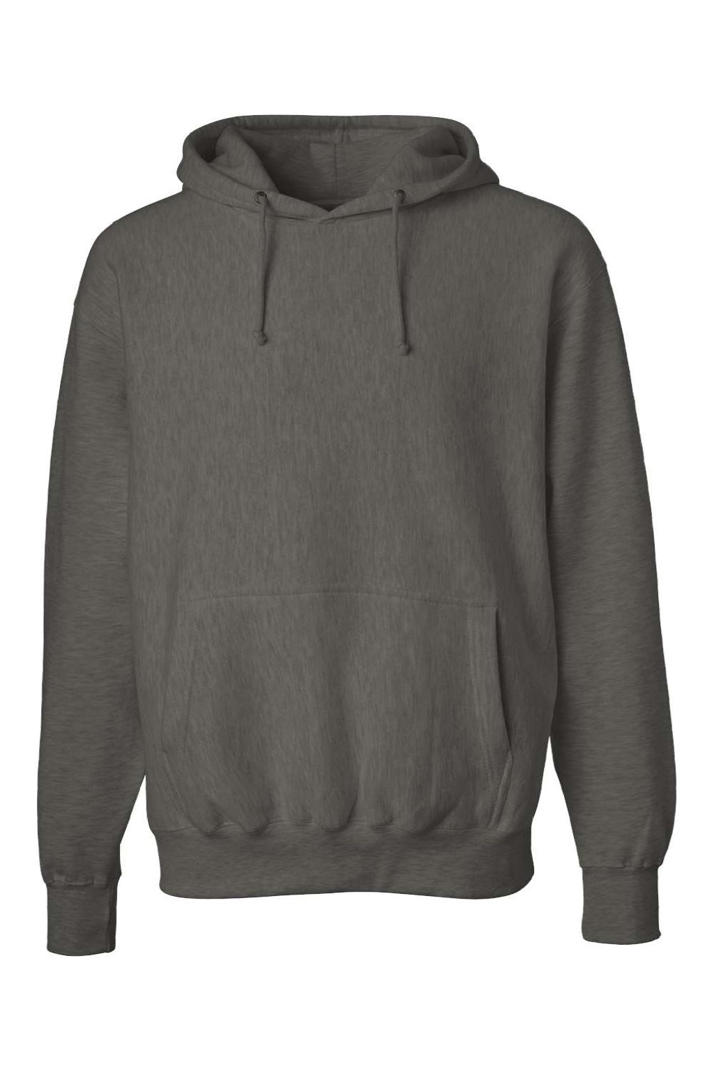 Weatherproof 7700 Mens Cross Weave Hooded Sweatshirt Hoodie w/ Pouch Pocket Charcoal Grey Flat Front