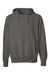 Weatherproof 7700 Mens Cross Weave Hooded Sweatshirt Hoodie w/ Pouch Pocket Charcoal Grey Flat Front