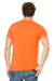 Bella + Canvas BC3005/3005/3655C Mens Jersey Short Sleeve V-Neck T-Shirt Orange Model Back