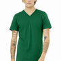 Bella + Canvas Mens Jersey Short Sleeve V-Neck T-Shirt - Kelly Green