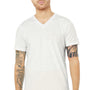 Bella + Canvas Mens Jersey Short Sleeve V-Neck T-Shirt - Vintage White