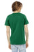 Bella + Canvas BC3005/3005 Mens Jersey Short Sleeve V-Neck T-Shirt Kelly Green Model Back