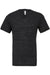 Bella + Canvas BC3005/3005/3655C Mens Jersey Short Sleeve V-Neck T-Shirt Charcoal Black Slub Flat Front