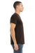 Bella + Canvas BC3005/3005/3655C Mens Jersey Short Sleeve V-Neck T-Shirt Brown Model Side