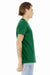 Bella + Canvas BC3005/3005 Mens Jersey Short Sleeve V-Neck T-Shirt Kelly Green Model Side