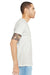 Bella + Canvas BC3005/3005/3655C Mens Jersey Short Sleeve V-Neck T-Shirt Vintage White Model Side
