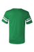 Augusta Sportswear 360 Mens Short Sleeve V-Neck T-Shirt Kelly Green/White Model Flat Back