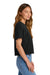 Comfort Colors 3023CL Womens Short Sleeve Crewneck T-Shirt Black Model Side