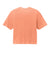 Comfort Colors 3023CL Womens Short Sleeve Crewneck T-Shirt Neon Cantloupe Orange Flat Back