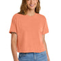 Comfort Colors Womens Short Sleeve Crewneck T-Shirt - Neon Cantloupe Orange