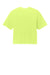 Comfort Colors 3023CL Womens Short Sleeve Crewneck T-Shirt Neon Lemon Yellow Flat Back