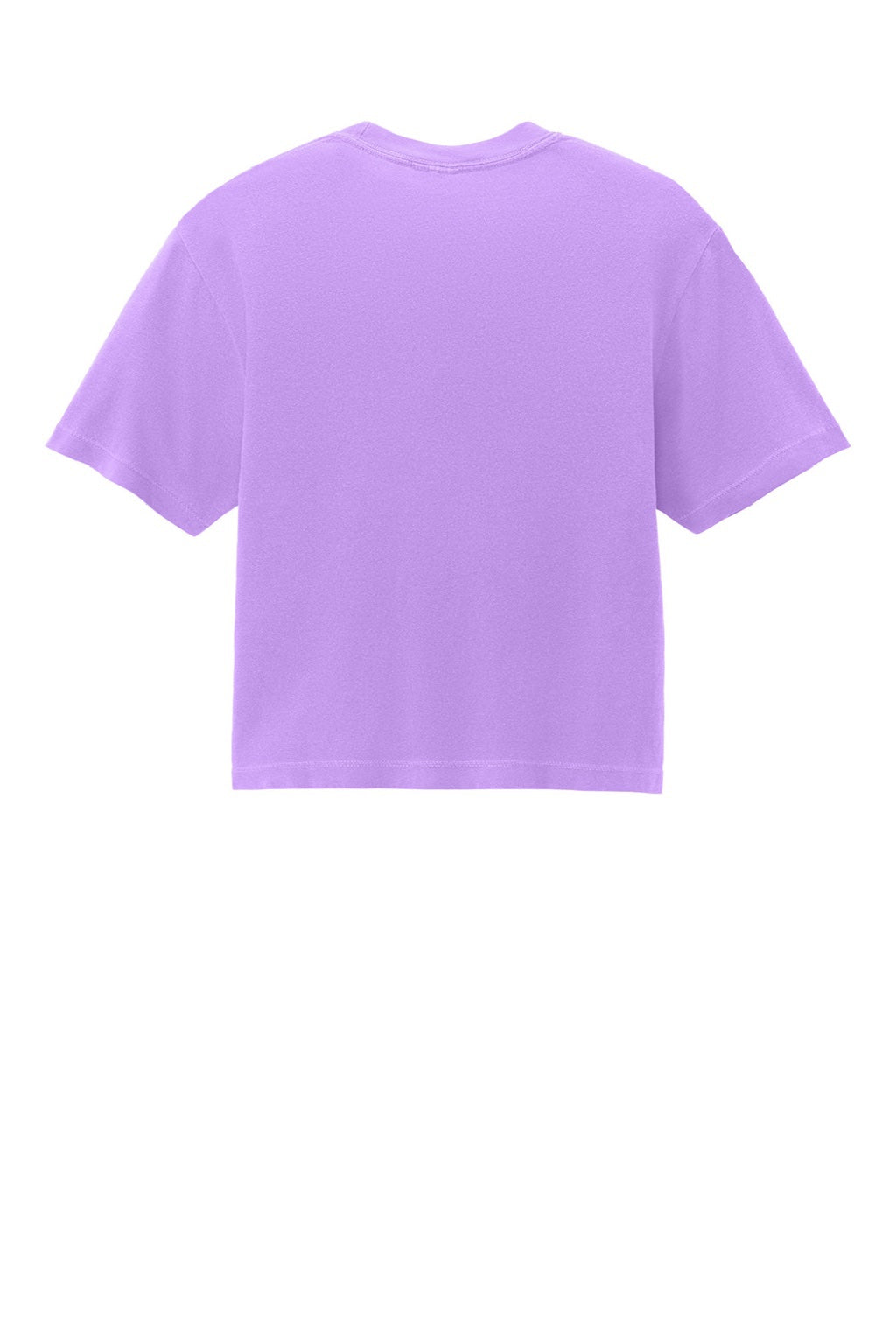 Comfort Colors 3023CL Womens Short Sleeve Crewneck T-Shirt Neon Violet Purple Flat Back