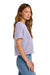 Comfort Colors 3023CL Womens Short Sleeve Crewneck T-Shirt Orchid Purple Model Side