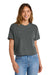 Comfort Colors 3023CL Womens Short Sleeve Crewneck T-Shirt Pepper Grey Model Front