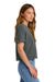 Comfort Colors 3023CL Womens Short Sleeve Crewneck T-Shirt Pepper Grey Model Side