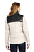 The North Face NF0A7V6K Womens Everyday Water Resistant Insulated Full Zip Jacket Vintage White Model Back
